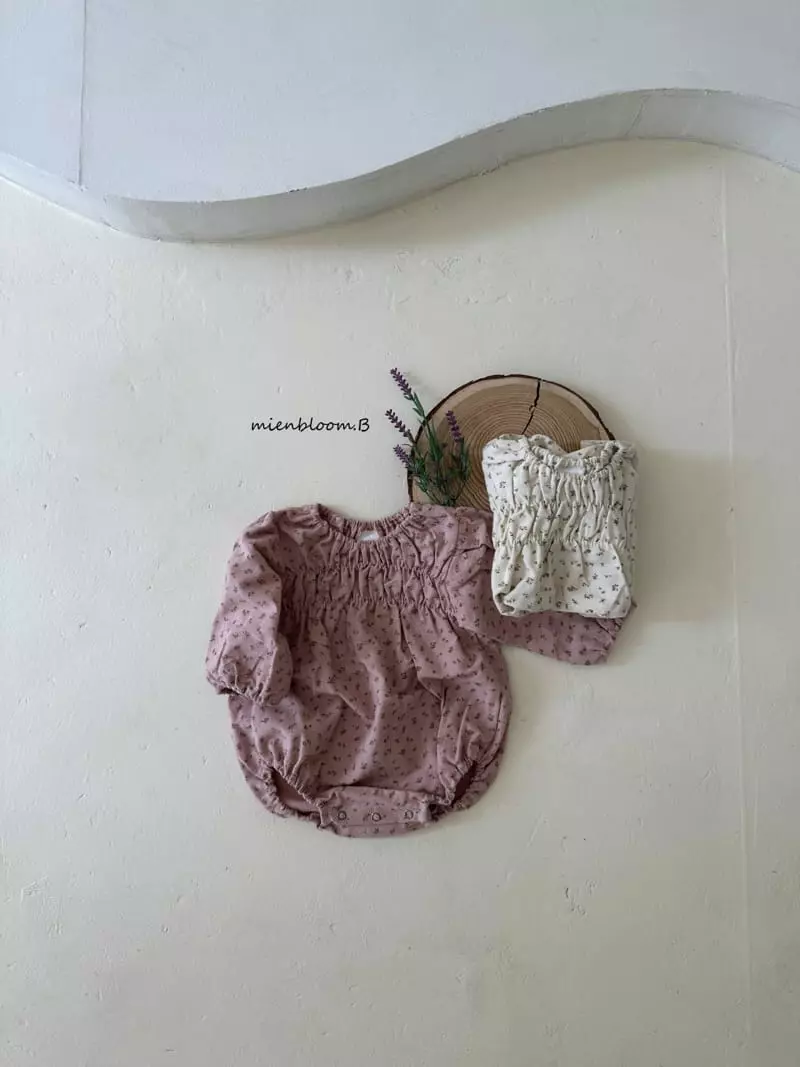 Mienbloom B - Korean Baby Fashion - #babylifestyle - Maji Flower Bodysuit - 4