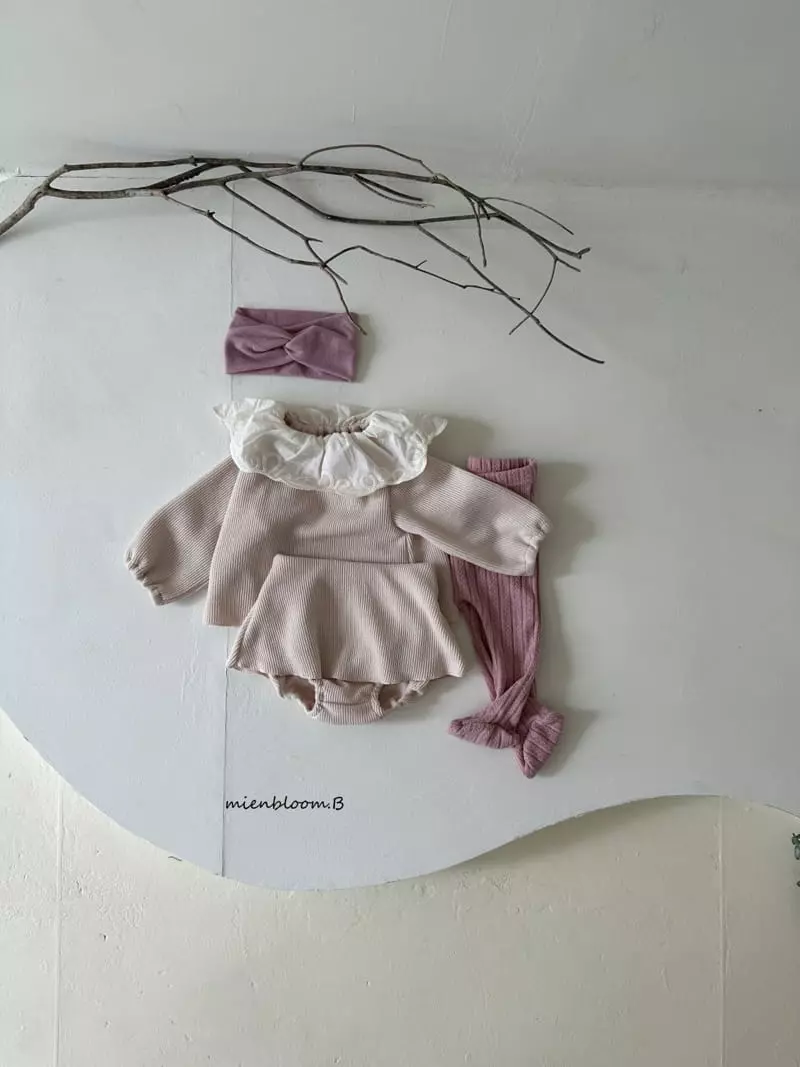 Mienbloom B - Korean Baby Fashion - #babyoutfit - Jerry Top Bottom Set - 9