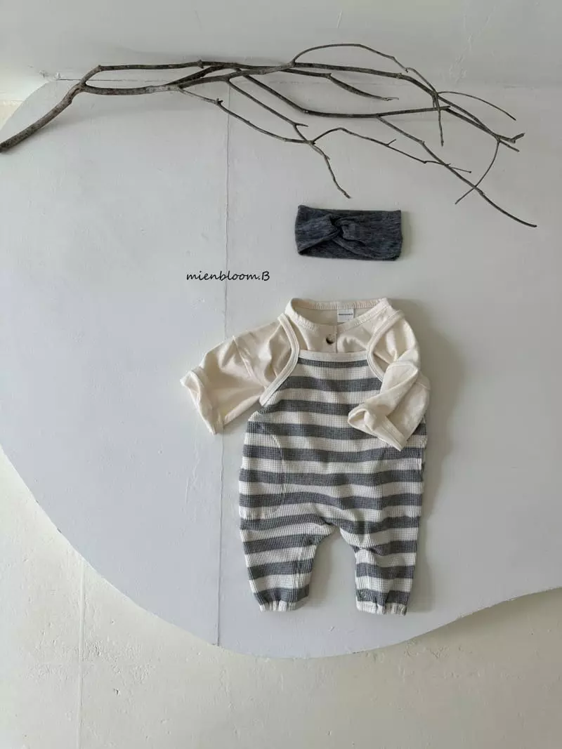 Mienbloom B - Korean Baby Fashion - #babywear - Cocoa Dungarees Pants - 5
