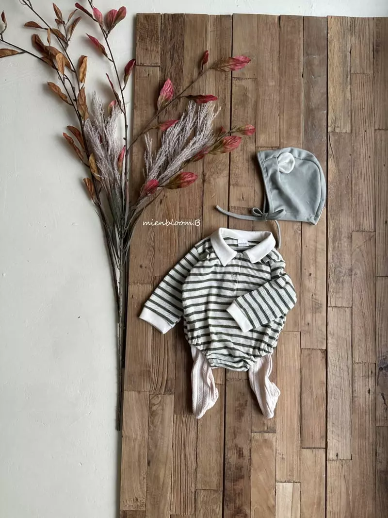 Mienbloom B - Korean Baby Fashion - #onlinebabyboutique - Hello Bodysuit - 8