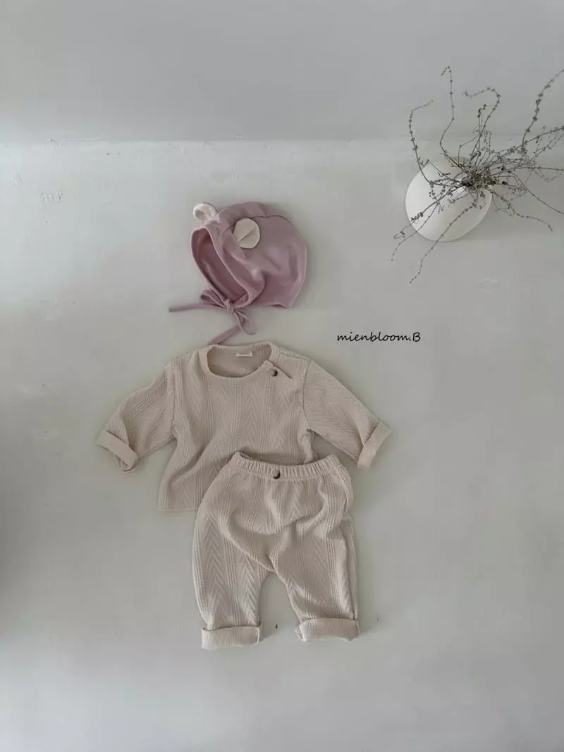 Mienbloom B - Korean Baby Fashion - #onlinebabyshop - Bono Bonnet - 6
