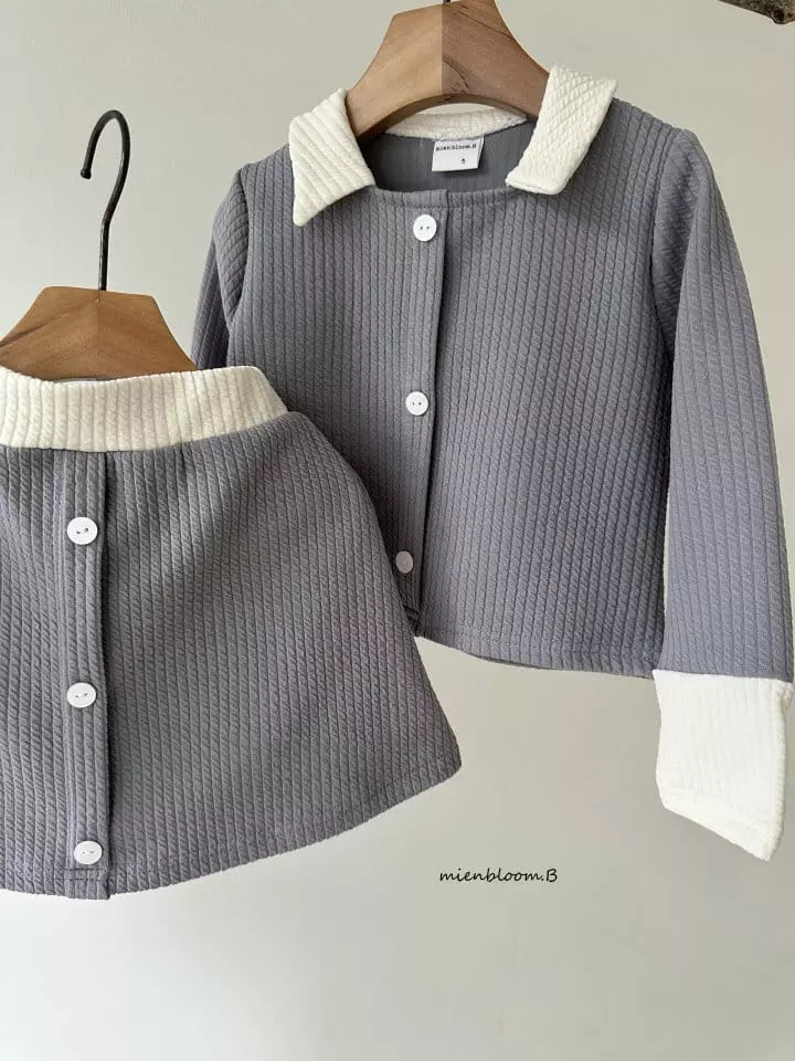 Mienbloom B - Korean Children Fashion - #Kfashion4kids - Kid Duri Top Bottom Set - 6