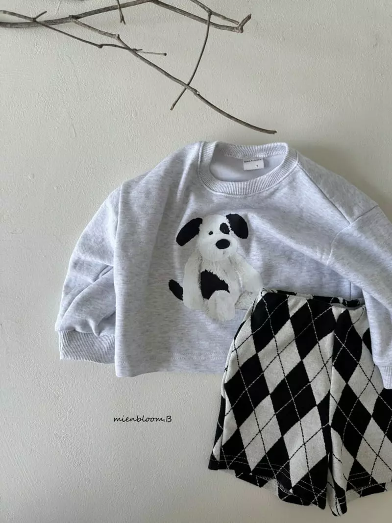 Mienbloom B - Korean Children Fashion - #designkidswear - Puppy Sweatshirt - 12