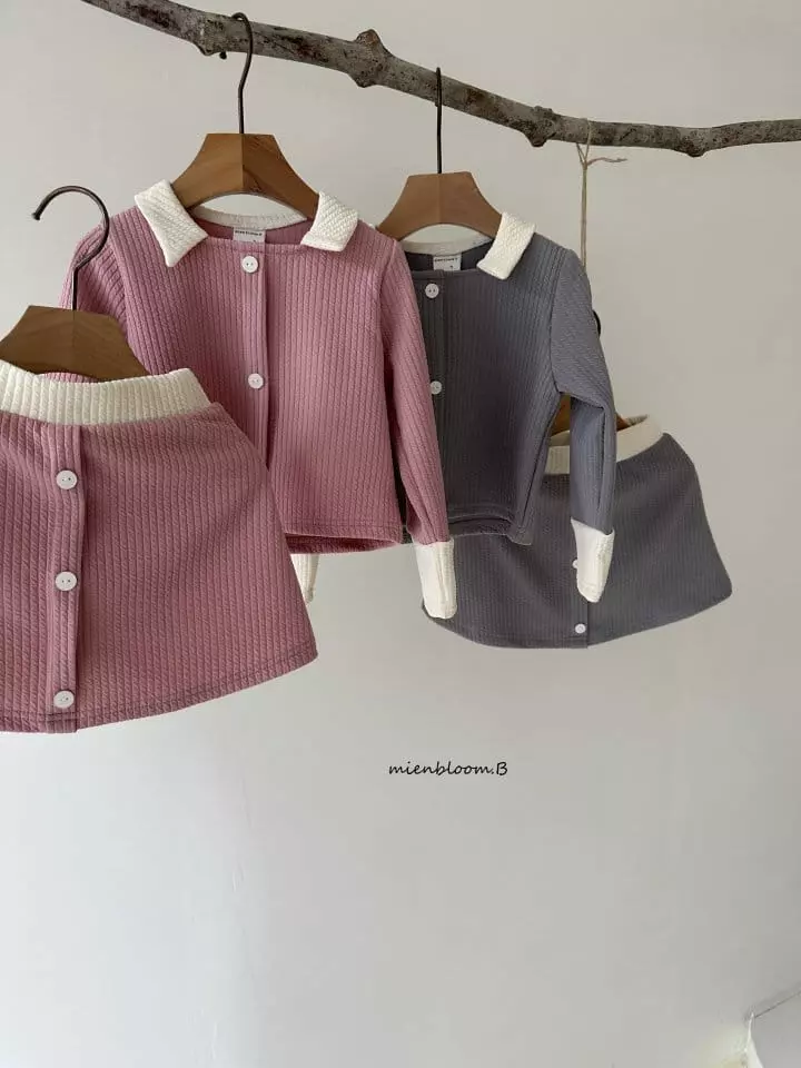 Mienbloom B - Korean Children Fashion - #discoveringself - Kid Duri Top Bottom Set