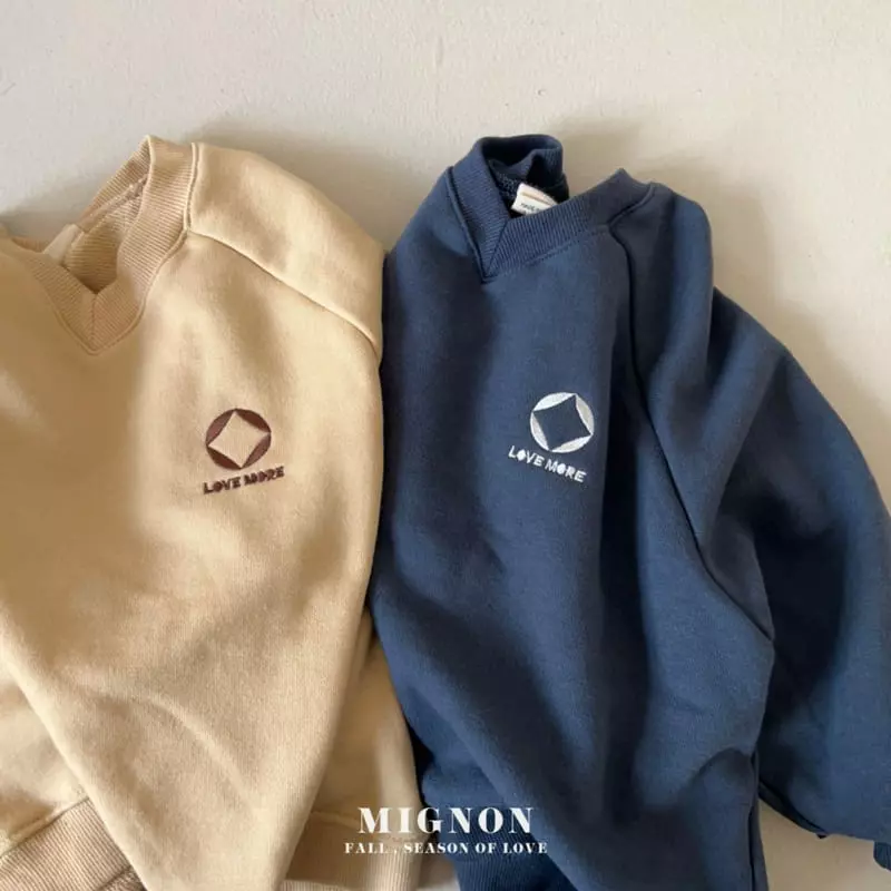 Mignon - Korean Children Fashion - #childrensboutique - Love More Sweatshirt - 3
