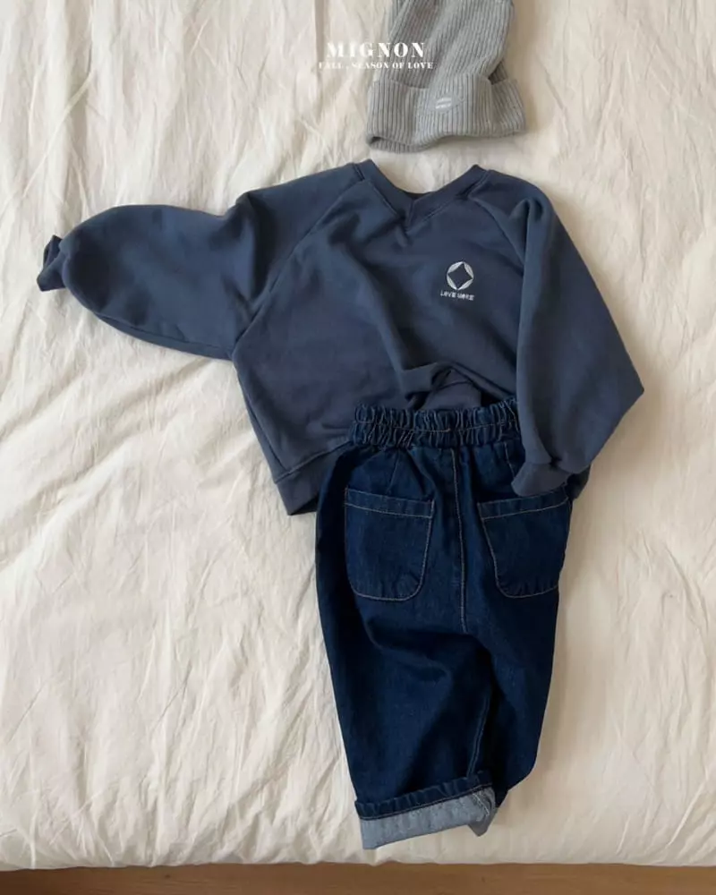Mignon - Korean Children Fashion - #childrensboutique - Love More Sweatshirt - 4