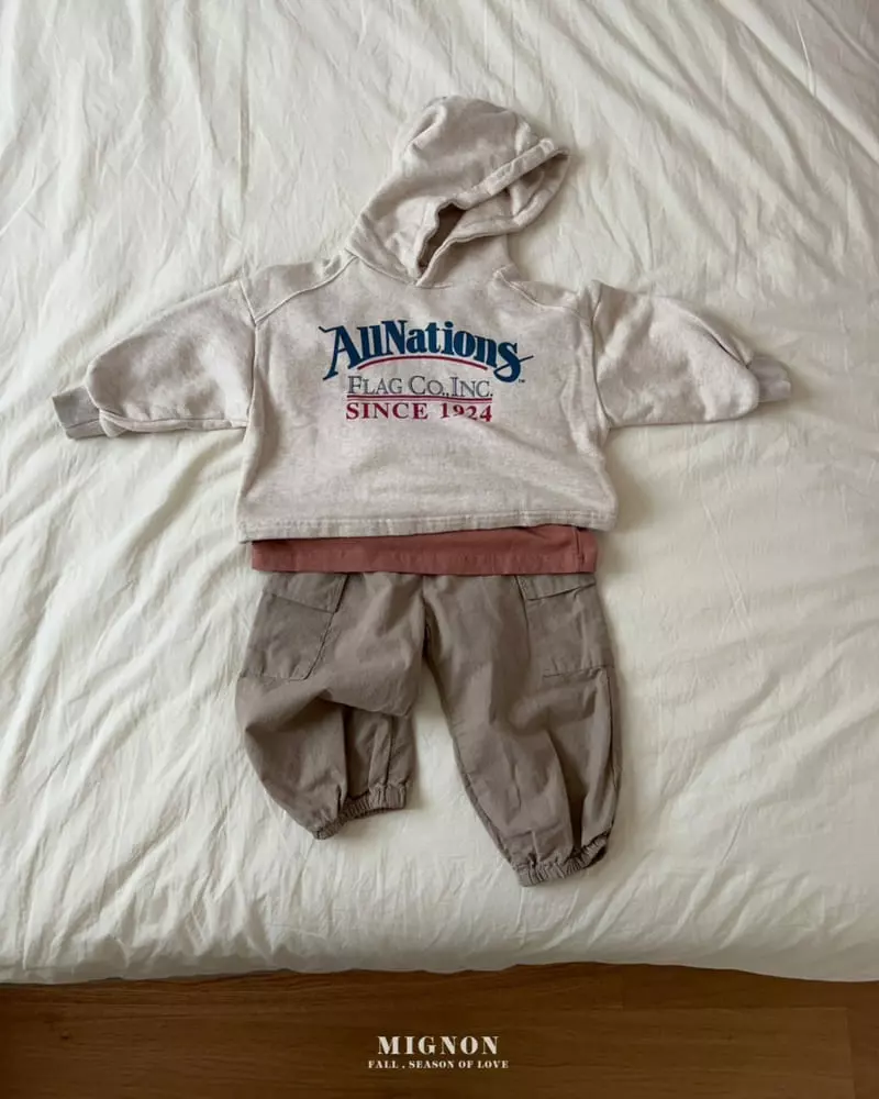 Mignon - Korean Children Fashion - #designkidswear - Nation Hoody - 3