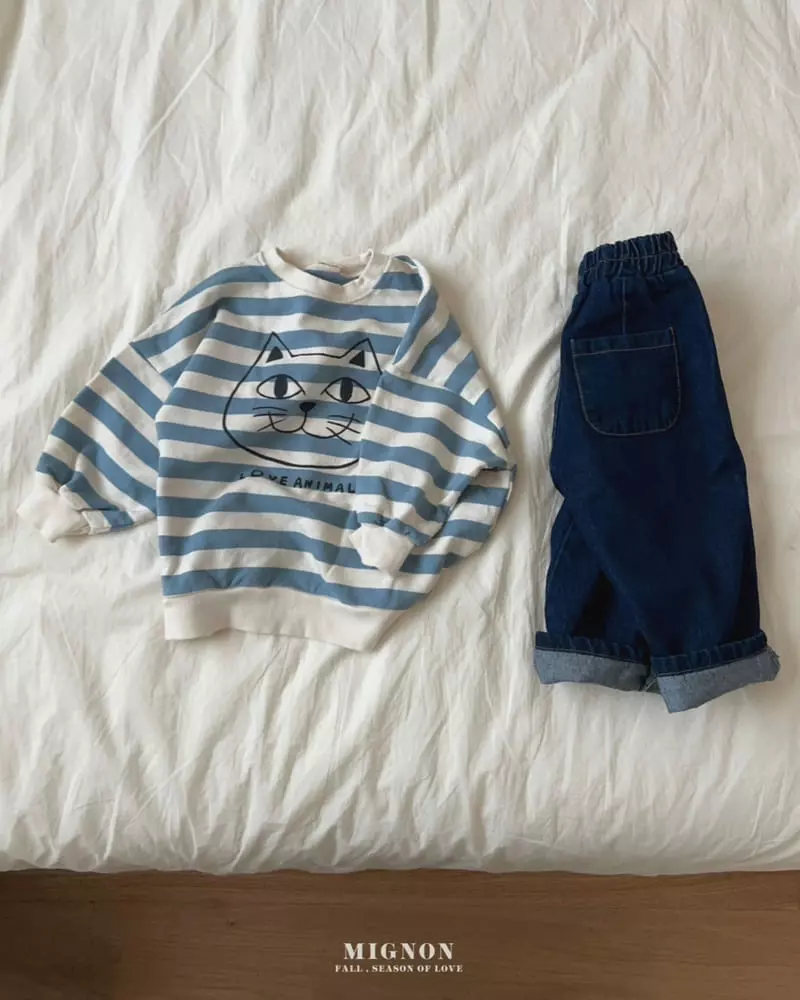 Mignon - Korean Children Fashion - #discoveringself - Kitty Sweatshirt - 2