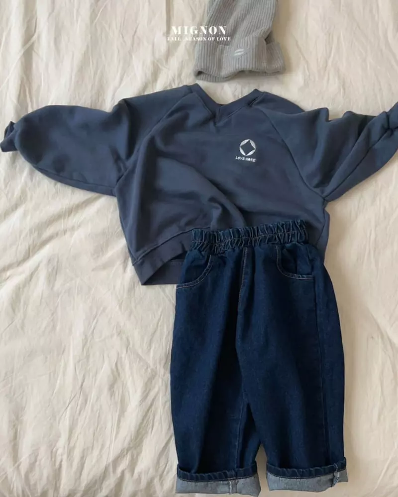 Mignon - Korean Children Fashion - #fashionkids - Love More Sweatshirt - 6