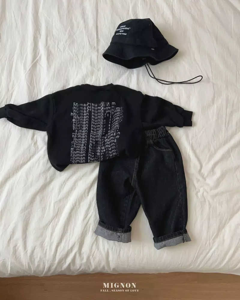 Mignon - Korean Children Fashion - #magicofchildhood - Alpabet Tee - 5