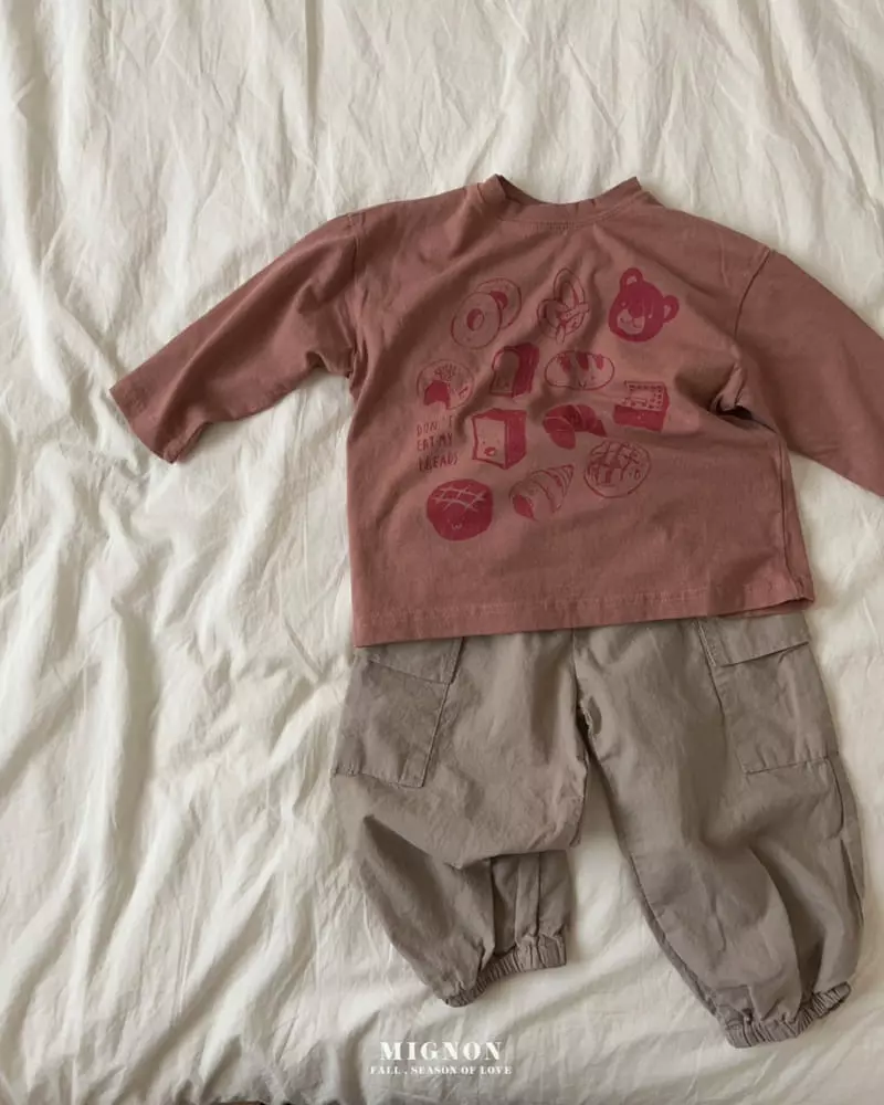 Mignon - Korean Children Fashion - #littlefashionista - Bread Tee - 4