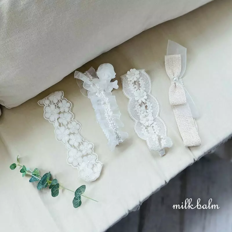 Milk Balm - Korean Baby Fashion - #babygirlfashion - Floria Hairband - 5
