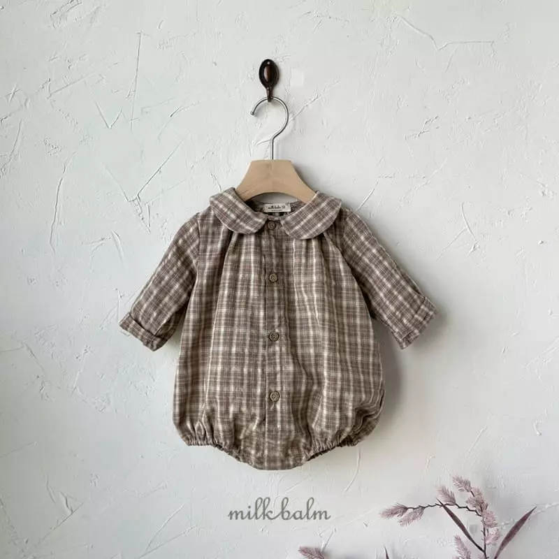 Milk Balm - Korean Baby Fashion - #babyootd - Latte Bodysuit - 8