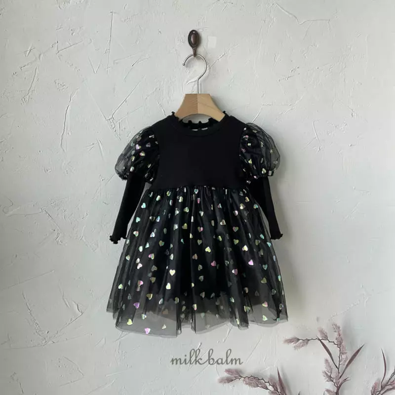 Milk Balm - Korean Children Fashion - #childofig - Heart Milk Cherry One-piece - 8