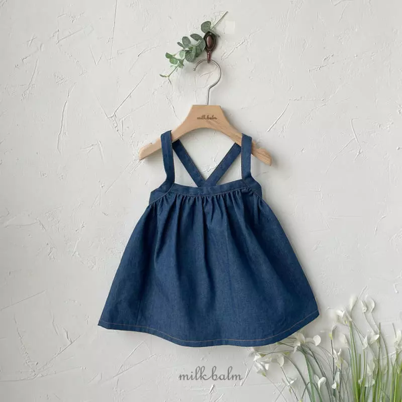 Milk Balm - Korean Children Fashion - #childofig - Swan Dungaress Skirt - 7