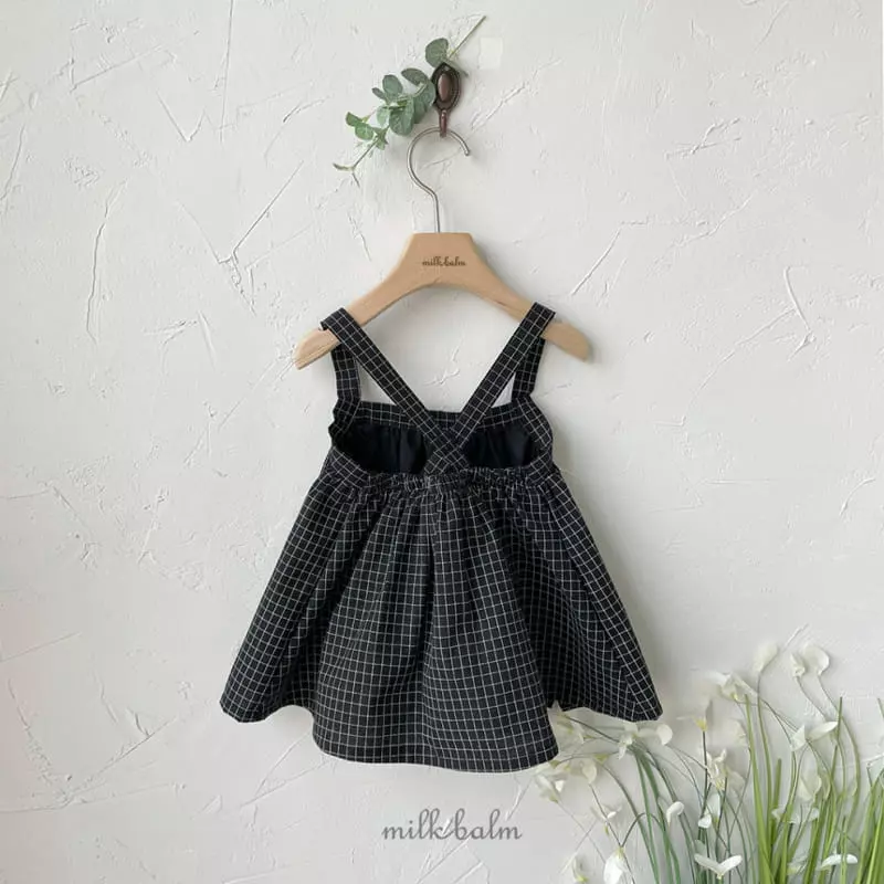 Milk Balm - Korean Children Fashion - #childrensboutique - Swan Dungaress Skirt - 8