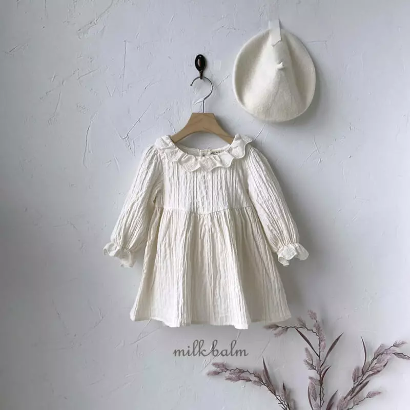 Milk Balm - Korean Children Fashion - #kidsshorts - Adella Frill One-piece - 8
