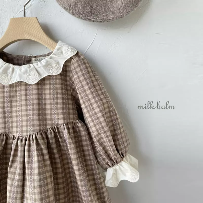 Milk Balm - Korean Children Fashion - #kidzfashiontrend - Adella Frill One-piece - 10