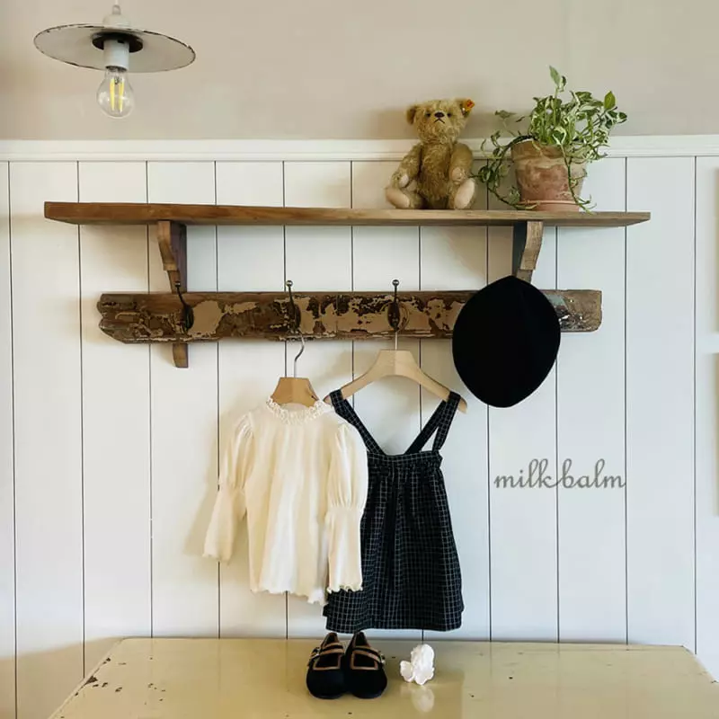 Milk Balm - Korean Children Fashion - #minifashionista - Swan Dungaress Skirt - 2