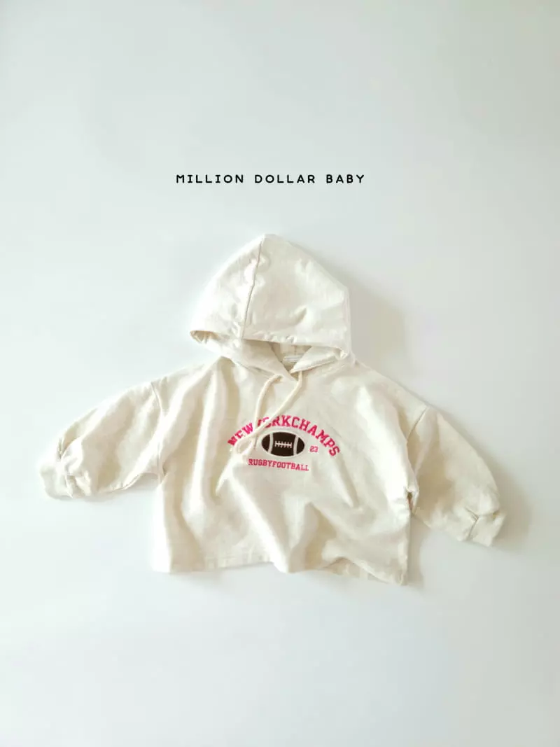 Million Dollar Baby - Korean Children Fashion - #prettylittlegirls - Rugby Crop Hoody - 10