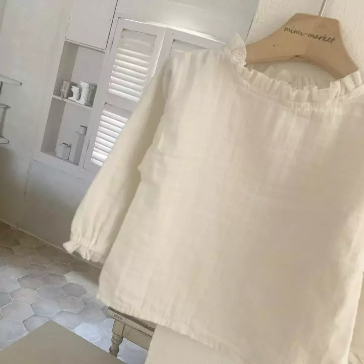 Mimi Market - Korean Baby Fashion - #babyclothing - Natural Blouse - 2