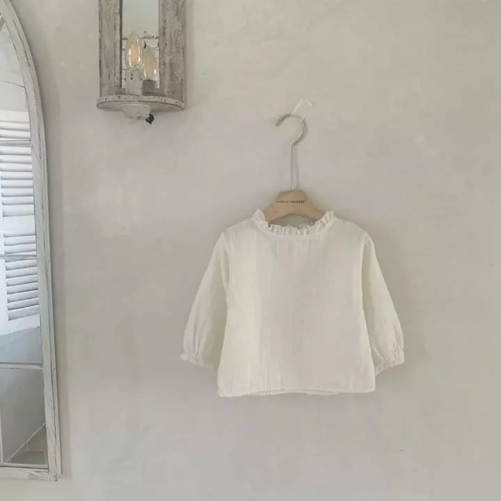 Mimi Market - Korean Baby Fashion - #babyfashion - Natural Blouse - 4