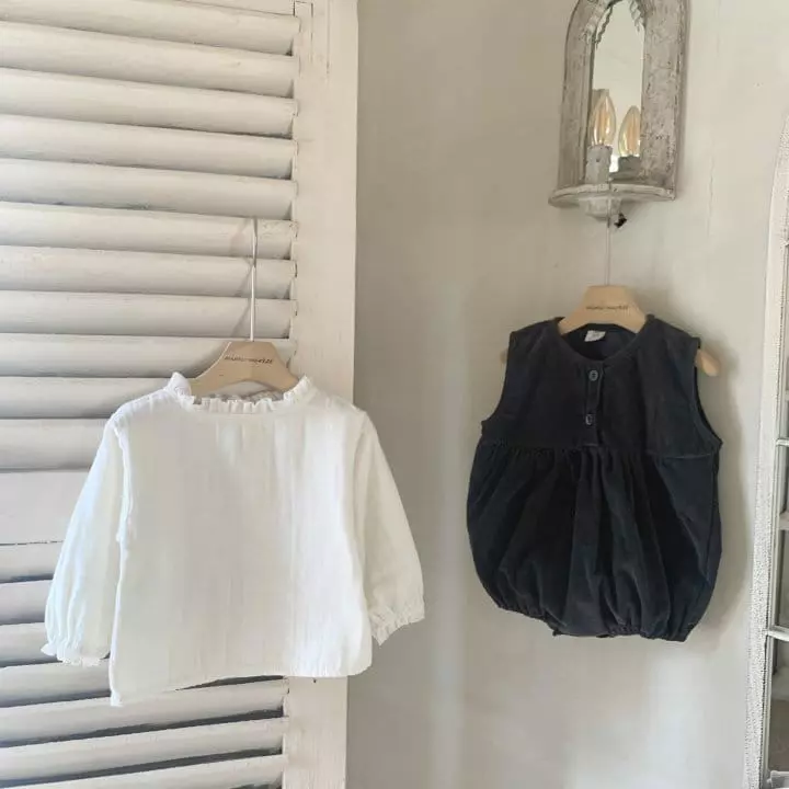 Mimi Market - Korean Baby Fashion - #babylifestyle - Natural Blouse - 6
