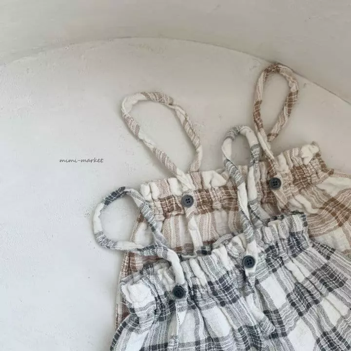 Mimi Market - Korean Baby Fashion - #babylifestyle - Square Dungarees - 2