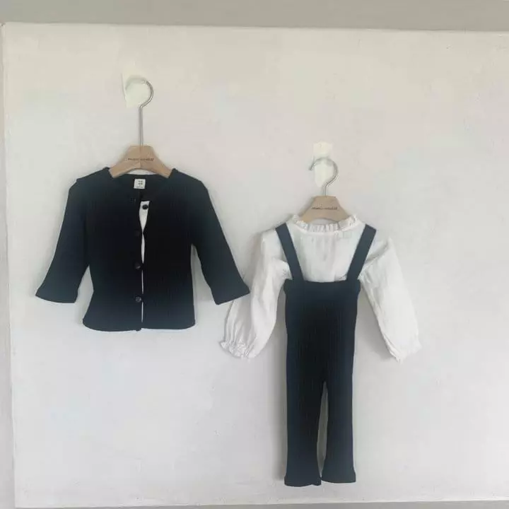 Mimi Market - Korean Baby Fashion - #babyoninstagram - Cozy Dungarees - 3