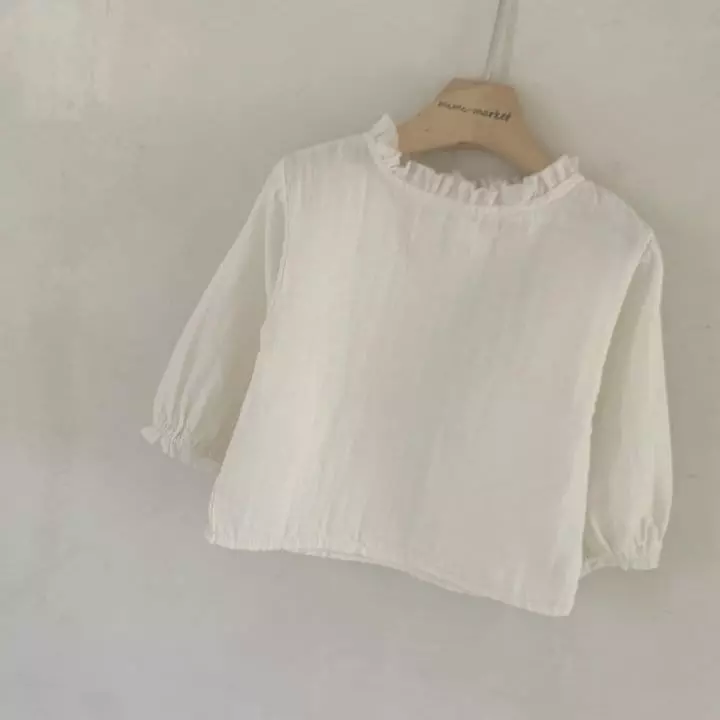 Mimi Market - Korean Baby Fashion - #babyoninstagram - Natural Blouse - 7