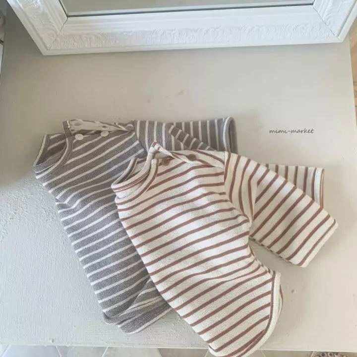 Mimi Market - Korean Baby Fashion - #babyoninstagram - ST Piping Tee - 5