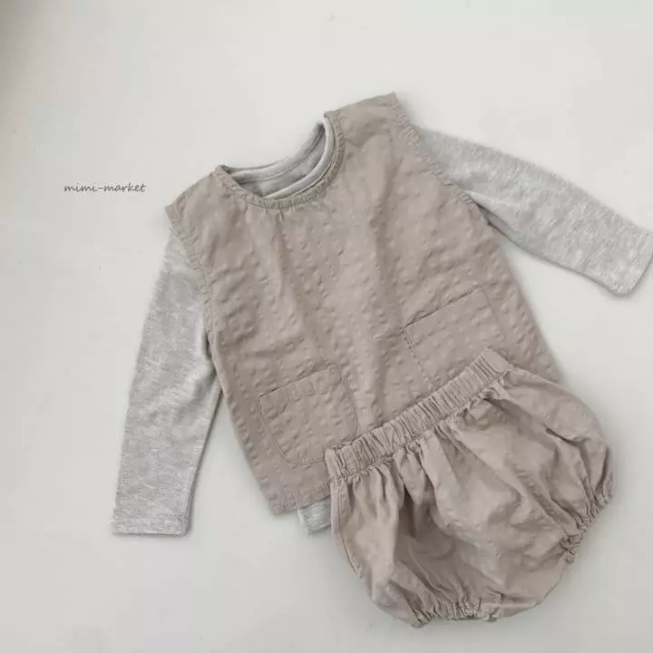 Mimi Market - Korean Baby Fashion - #babyootd - Enjo Top Bottom Set - 5