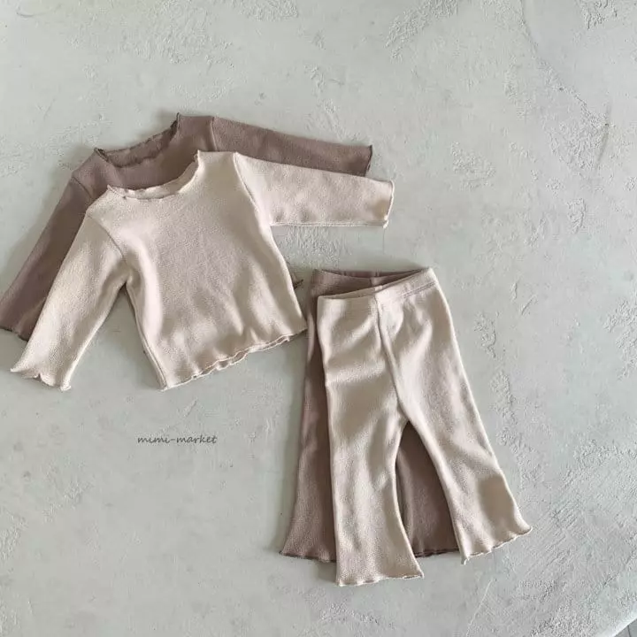 Mimi Market - Korean Baby Fashion - #babyootd - Lali Top Bottom Set - 2