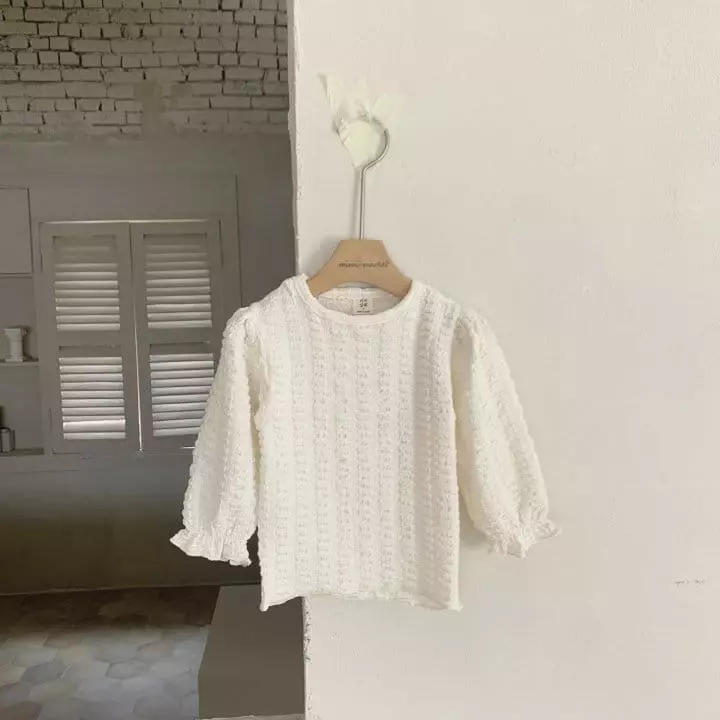 Mimi Market - Korean Baby Fashion - #babyoutfit - Puff Sleeveless Tee - 2