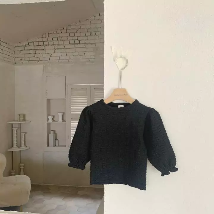 Mimi Market - Korean Baby Fashion - #babyoutfit - Puff Sleeveless Tee - 3