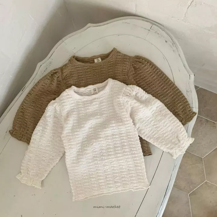 Mimi Market - Korean Baby Fashion - #onlinebabyboutique - Puff Sleeveless Tee - 5