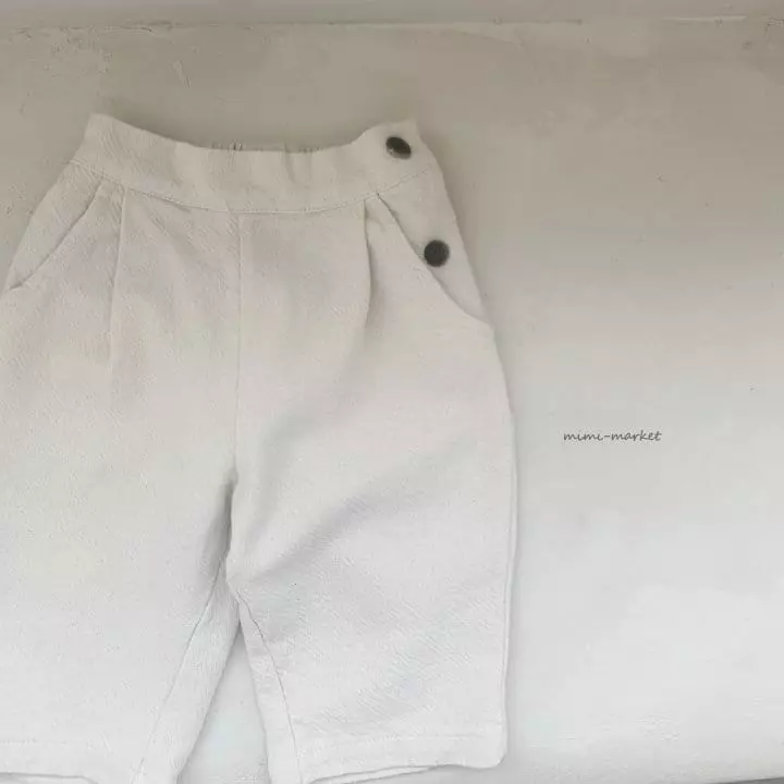 Mimi Market - Korean Baby Fashion - #onlinebabyboutique - Button Pants - 3