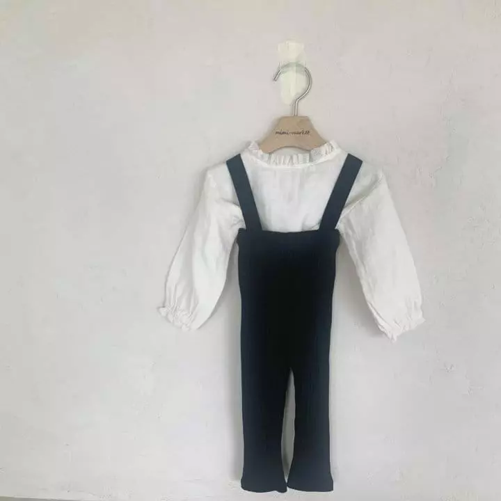 Mimi Market - Korean Baby Fashion - #onlinebabyboutique - Cozy Dungarees - 8