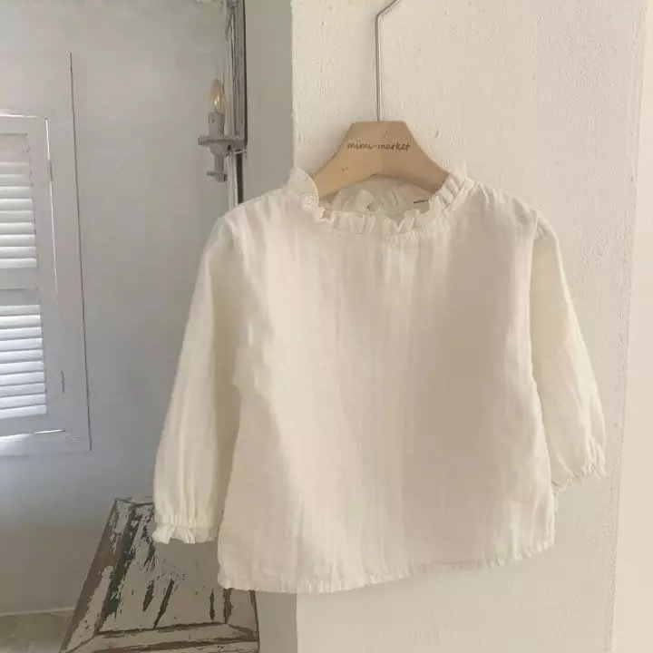 Mimi Market - Korean Baby Fashion - #onlinebabyboutique - Natural Blouse - 12