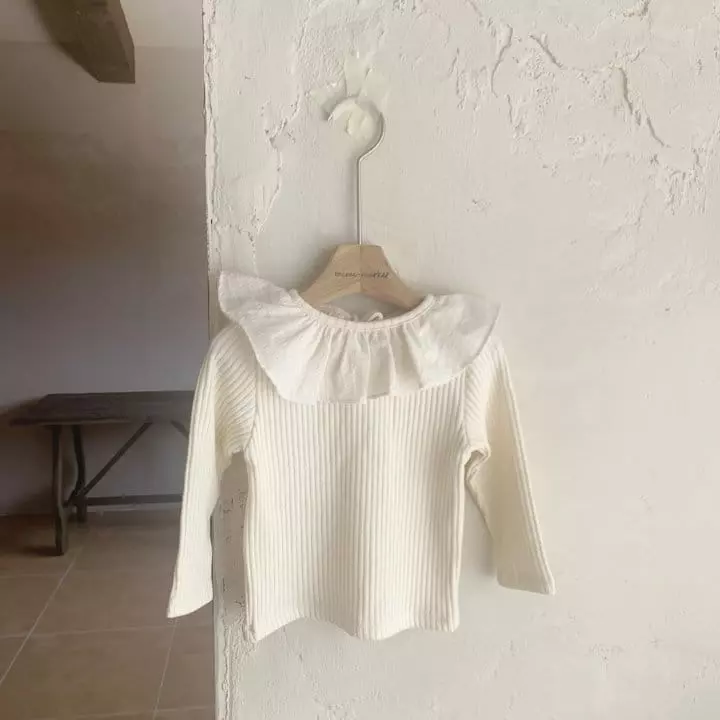 Mimi Market - Korean Baby Fashion - #smilingbaby - Rib Collar Tee - 9