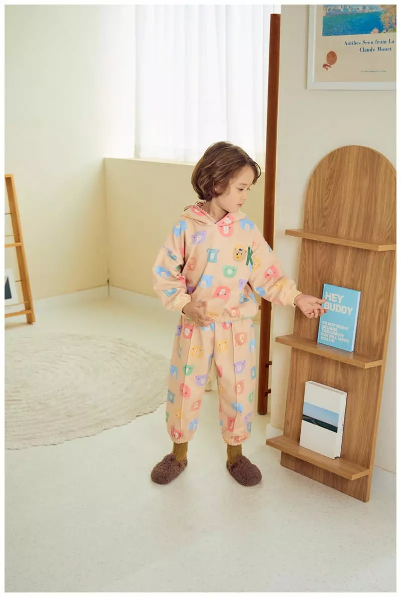 Mimico - Korean Children Fashion - #kidzfashiontrend - Hoody Bear Tee - 3