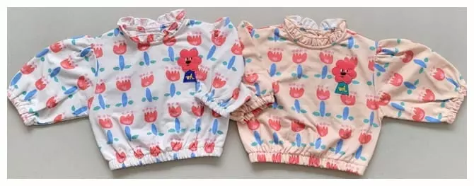 Mimico - Korean Children Fashion - #minifashionista - Flower Tee