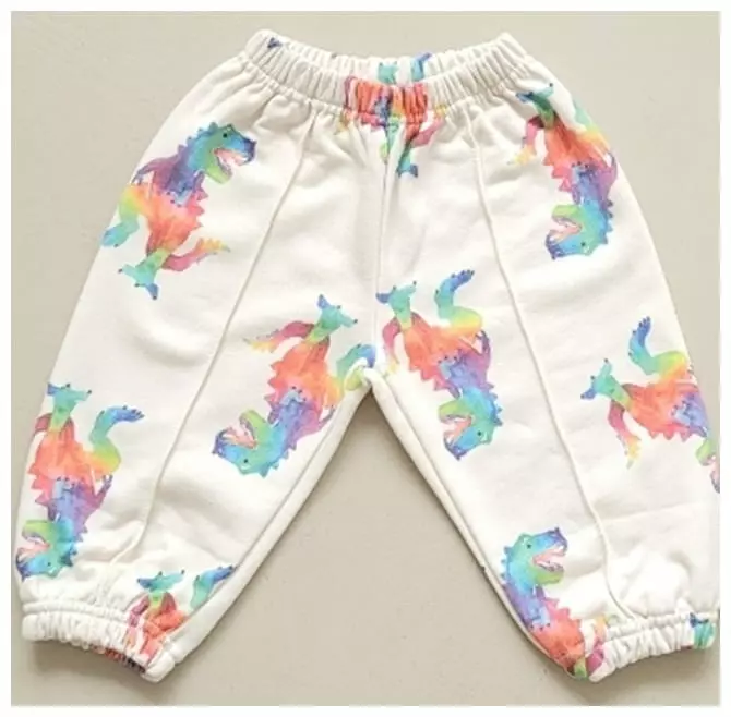 Mimico - Korean Children Fashion - #prettylittlegirls - Dino Pants