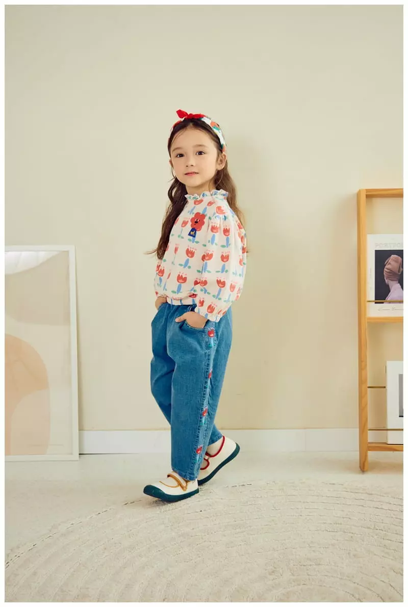 Mimico - Korean Children Fashion - #todddlerfashion - Flower Tee - 3