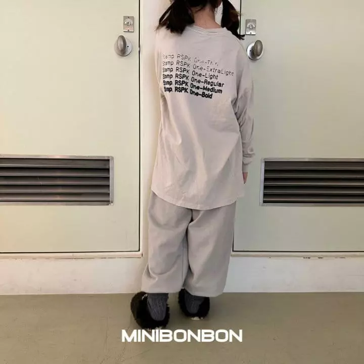 Mini Bongbong - Korean Children Fashion - #childofig - Letter Tee - 3