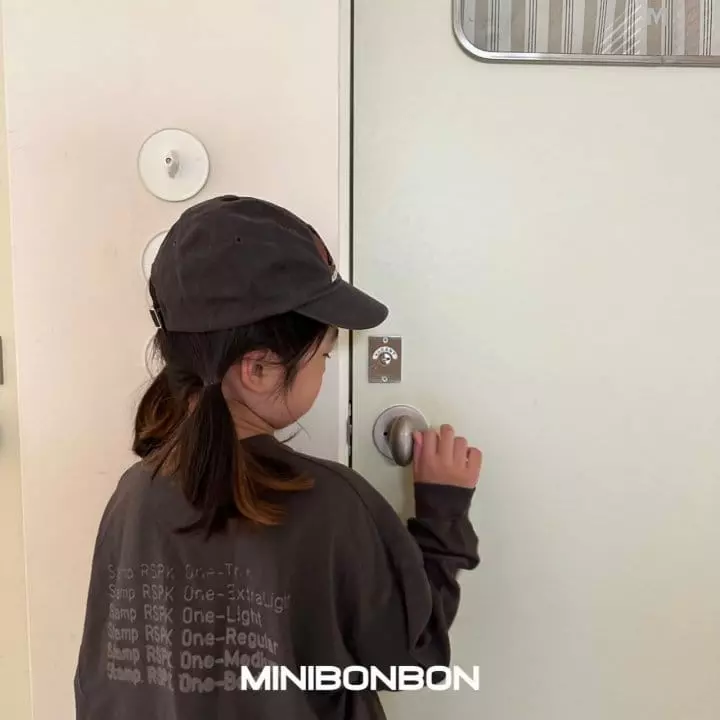 Mini Bongbong - Korean Children Fashion - #discoveringself - Letter Tee - 6