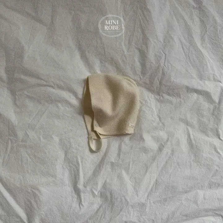 Mini Robe - Korean Baby Fashion - #babyboutiqueclothing - Mon Blan Bonnet 50cm~52cm - 6