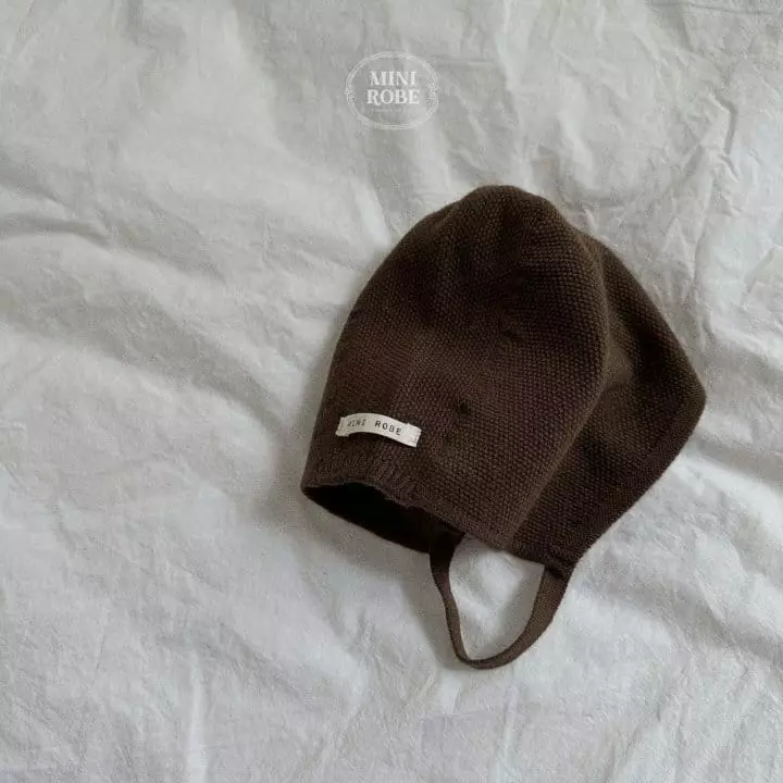 Mini Robe - Korean Baby Fashion - #onlinebabyshop - Mon Blan Bonnet 50cm~52cm - 3