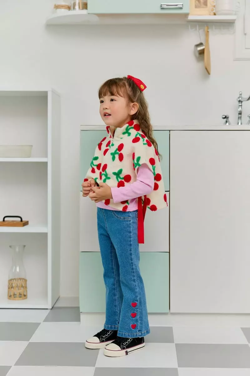 Miniature - Korean Children Fashion - #childofig - Cherry Vest - 6