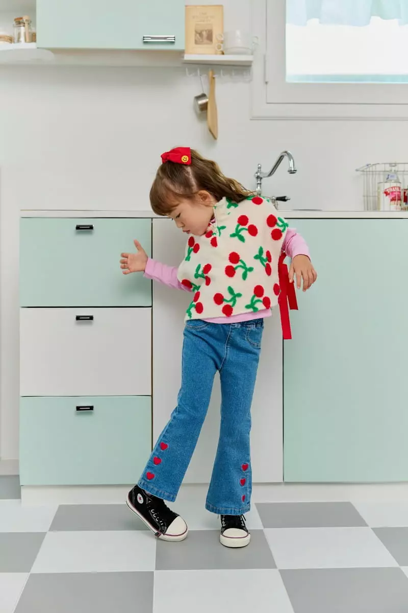 Miniature - Korean Children Fashion - #childofig - Cherry Vest - 7